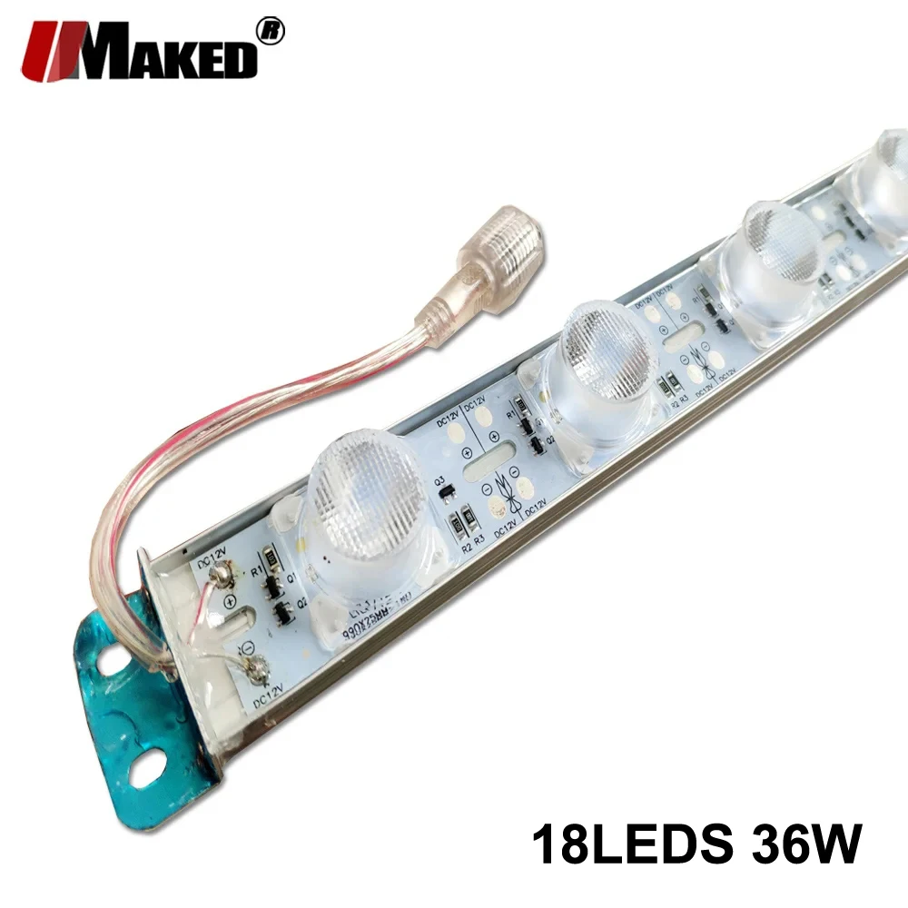 Imagem -03 - Centímetros Tira Retroiluminação Led 12v 28leds 42w Smd3030 Ip66 Alta Brilhante Levou Tira Rígida para Caixas de Luz de Publicidade Lâmpada Escritório 20pc 96