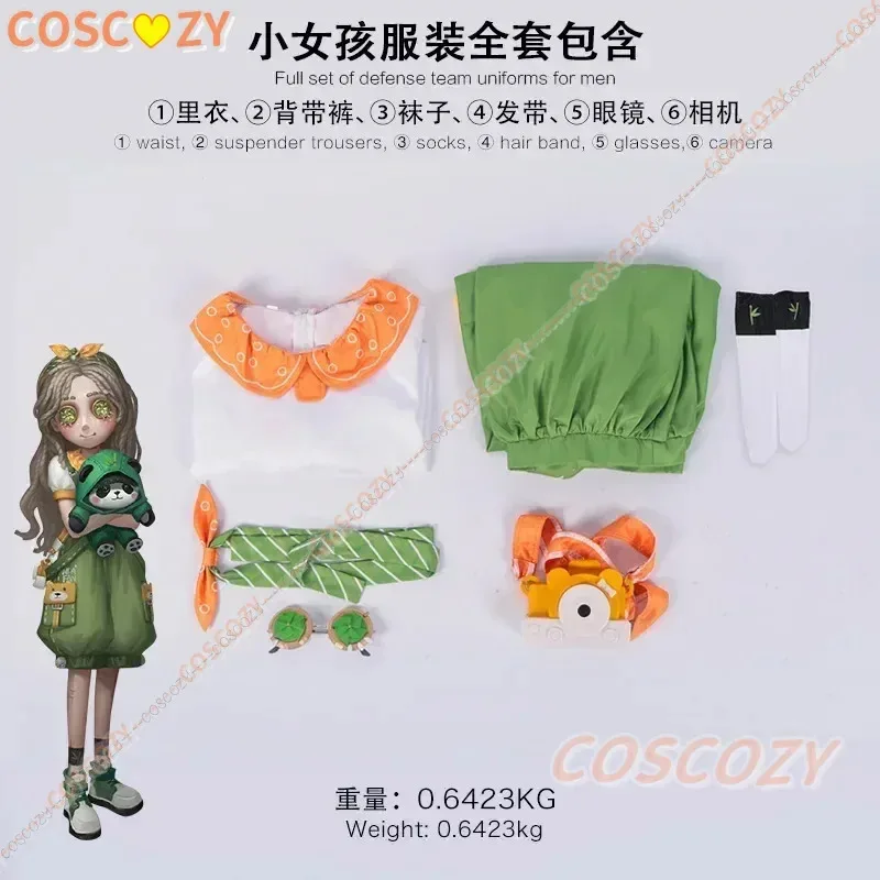 qq681 لعبة الهوية الخامس البستاني إيما وودز تأثيري حلي شعر مستعار الناجين فتاة صغيرة الأخضر دعوى للكبار الملابس فستان الحفلات