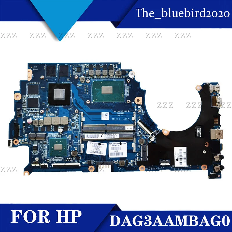 ZZ For HP TPN-Q194 TPN-Q193 -Q211 DAG3AAMBAG0 Motherboard 929484-601