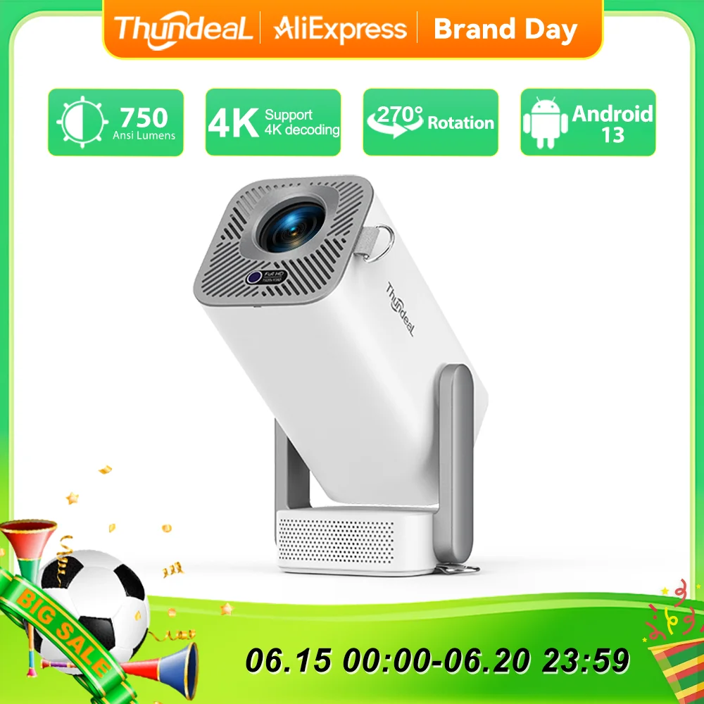 

ThundeaL HD Mini Projector 1080P 2K 4K Video LED Projector TD80W Pro WIFI Android Projector TD80Pro Beamer 3D Video Home Theater