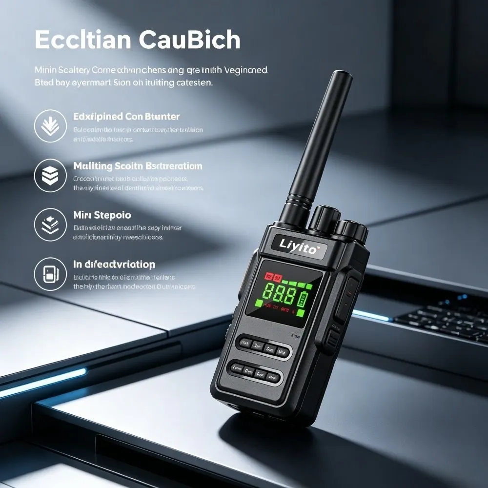 10W High Power Walkie Talkie Dual Band UHF VHF Long Range Rechargeable VOX 2 Way Radio for Outdoor Hunting Camping Security