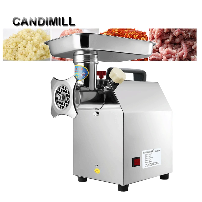 

CANDIMILL Meat Grinders Electric Chopper Sausage Stuffer Meat Mincer Vegetables Cutter kitchen Stainless Steel Food Processor