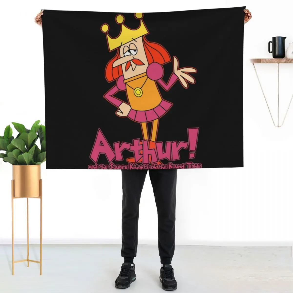 Arthur! Throw Blanket Sofas Decoratives Personalized Gift Loose Cute Furrys Blankets