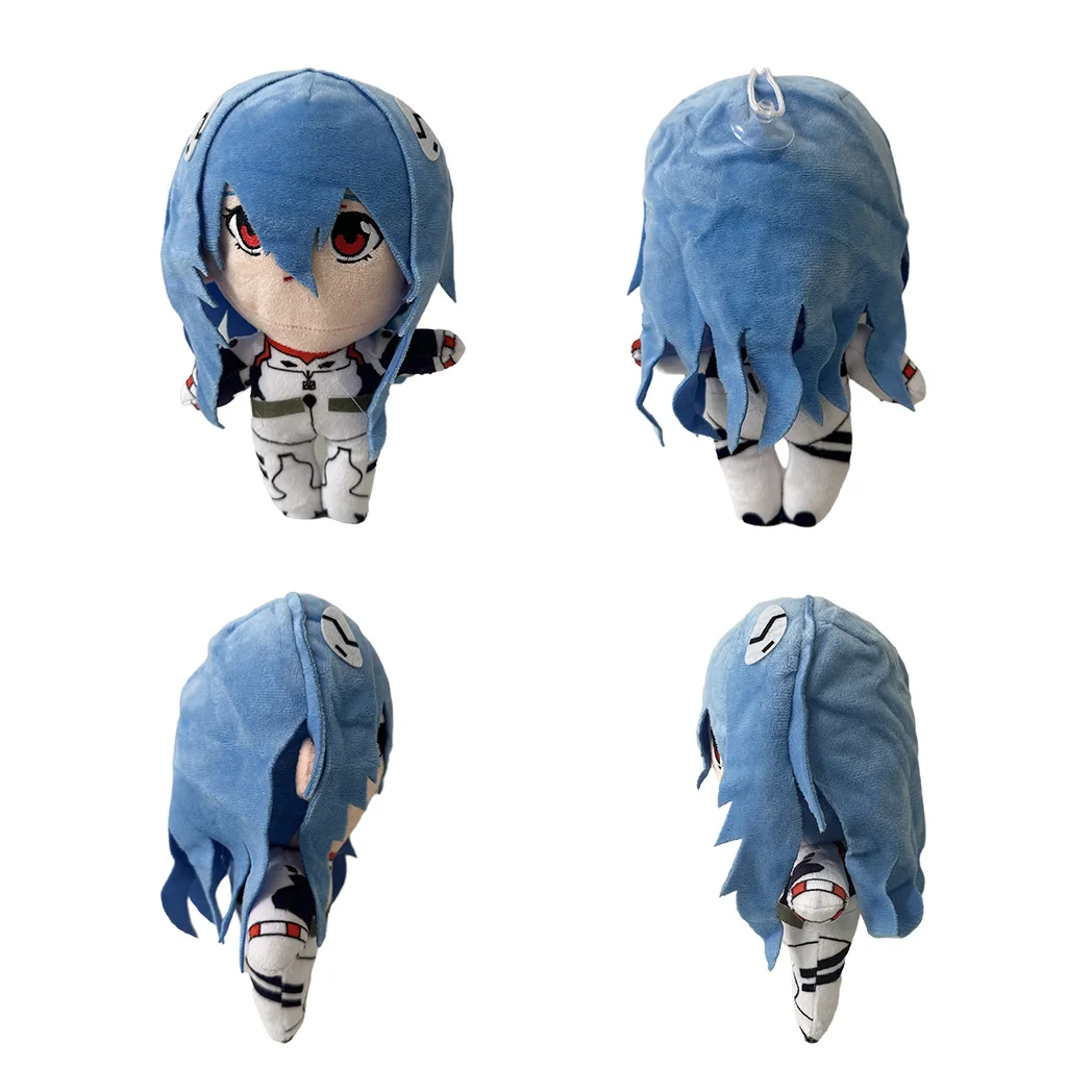 Juguete de peluche Evangelion Ayanami Rei para niños, relleno de muñeca de personaje de dibujos animados de Anime japonés EVA, regalos clásicos Kawaii, 20cm