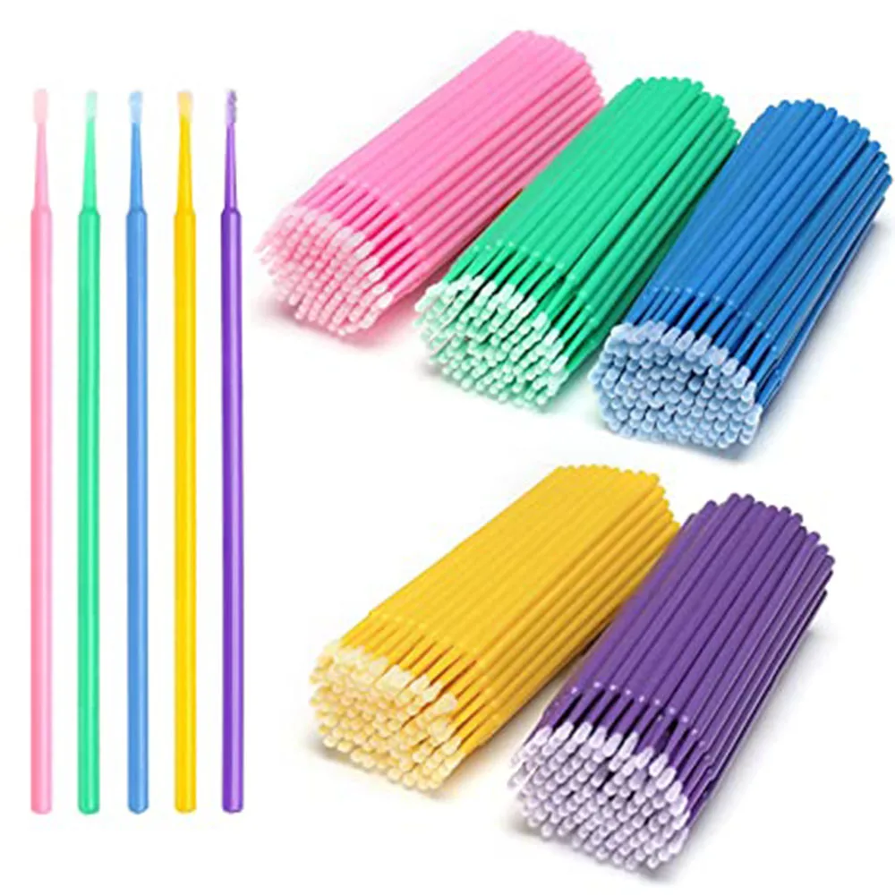 40PCS/Bottle Dental Disposable Micro Brushes Applicators Micro Brush Dentistry Odontologia Extension Tools Dentist Materials