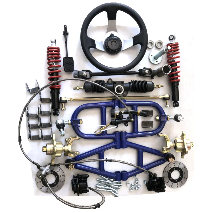 

Modified Four-wheeler Electric ATV Steel Tube Kart Accessories Front Suspension Rocker Flange Steering Machine