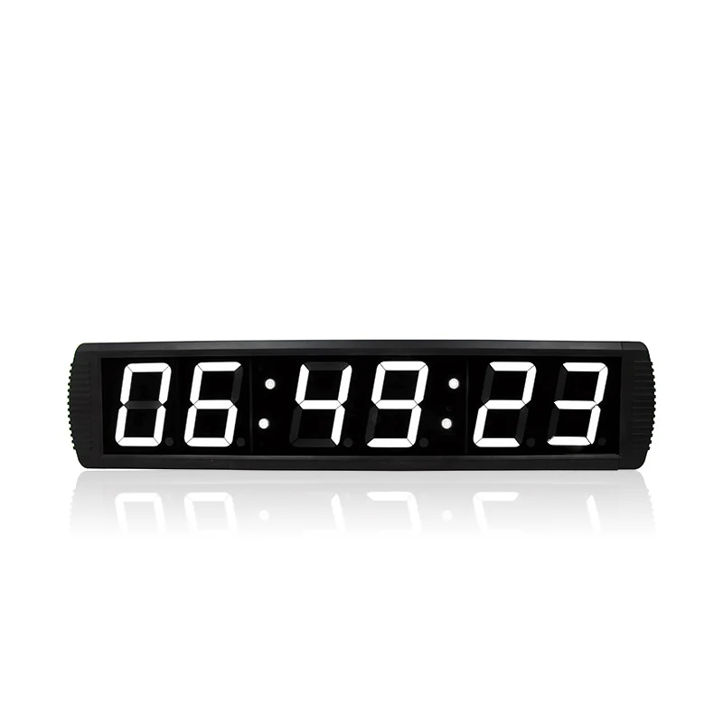 LED Digital Factory Wall Clock Timer, Electronic Large Clock with Stopwatch and Countdown Timer