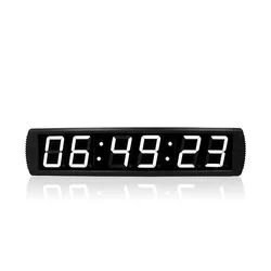 LED Digital Factory Wall Clock Timer, Electronic Large Clock with Stopwatch and Countdown Timer