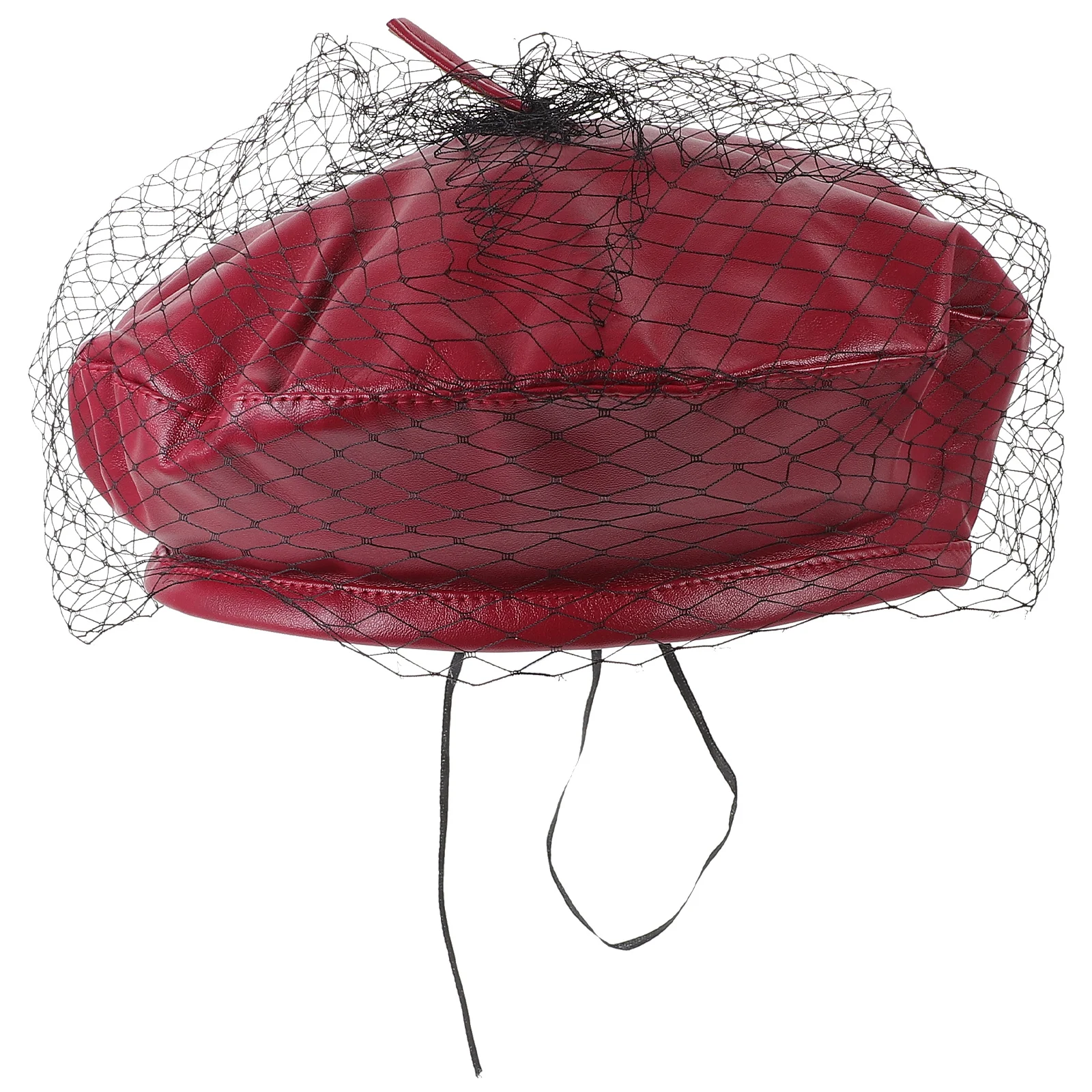 

Vintage Beret Hat with Veil for Women Elegant French Hat Stylish Outfit Accessories Beret Berets for Women