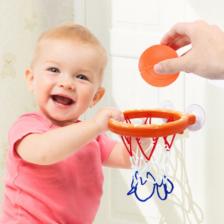 Bad Saugnapf Basketball Rahmen Spielen Wasser Basketball Halter Indoor Mini Schießen Baby Kinder Bad Spielzeug – Detail 5