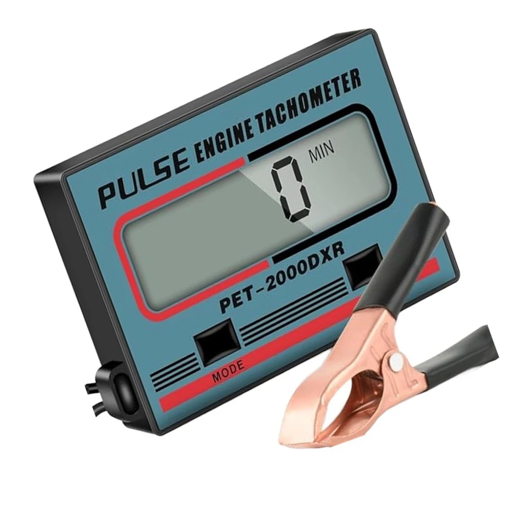 Tachometer Digital for Small Engine RPM Measurement on For Lawn Mower Motorcycle with Timing Range and Power Saving Features