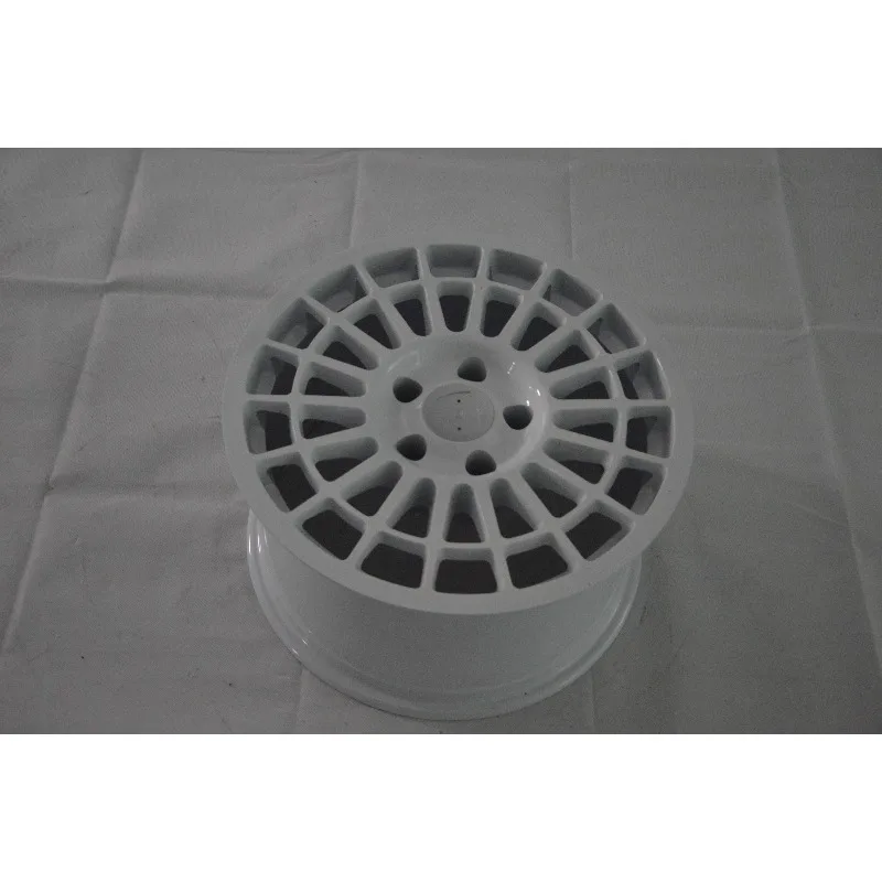 【2026】.Factory Direct Supply Gloss White Multi-Spoke Rally Style Alloy Wheels 18 Inch 5x130 JDM Tuner Aluminum Alloy Rims