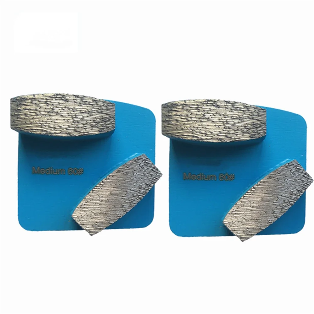 9PCS Double Segment Diamond Grinding Pads for  Redi Lock System Concrete Floor Tools