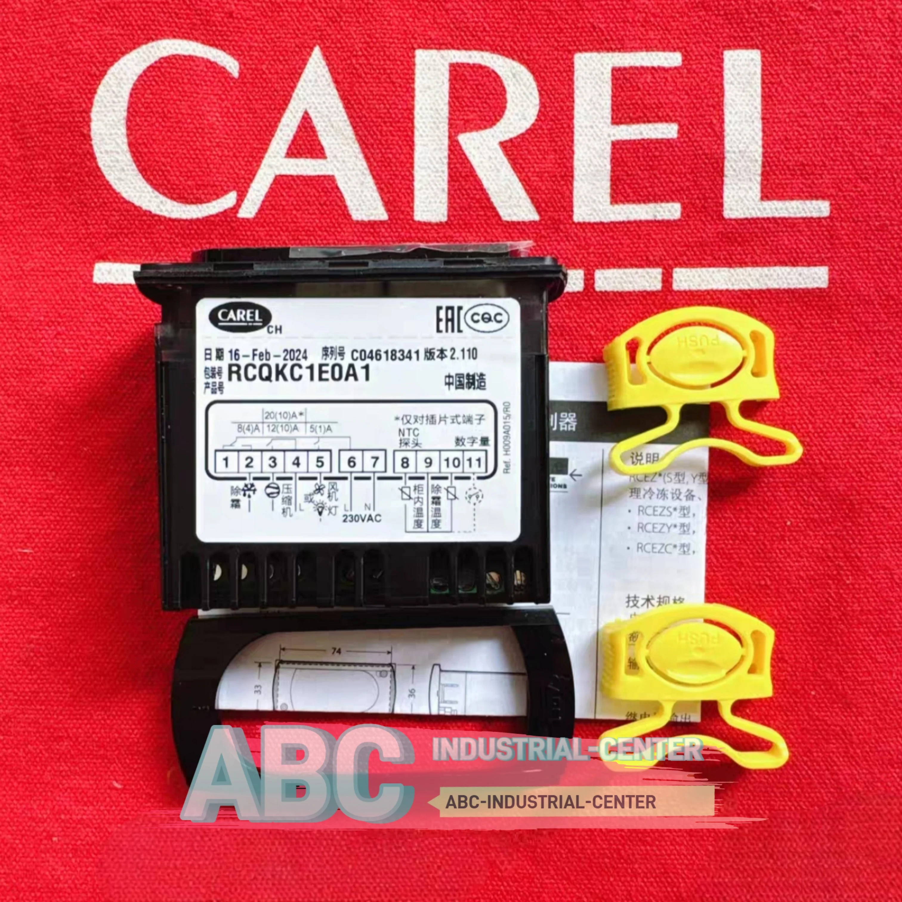 温度 RCDIS1H0E0 コントローラ RCQKC1E0A1 100%新品