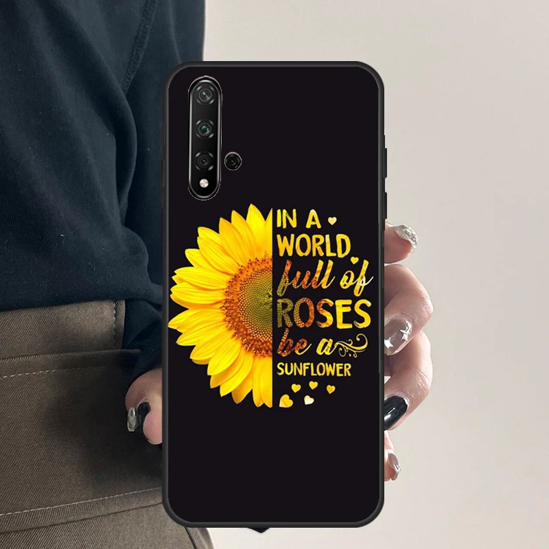 Coque tournesol You Are My Médiateur light, étui pour Huawei Mate 60 Pro P60 P40 P30 P20 Lite Nova 5T 3i 8i 11i 9 10 SE Y60 Y61 Y70 Y90