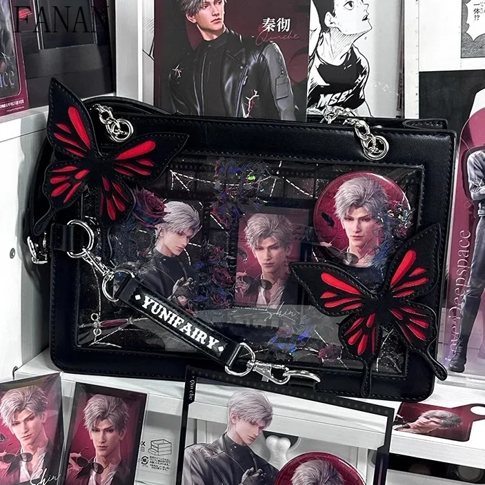 

Casual Elegant Handbag Butterfly Original Lady Handbags Gothic Style Single Shoulder Bags Fashion Women's Crossbody Tote Bag