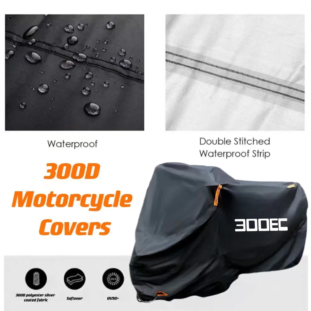 Thick 300D Silver Coated Windproof Motorcycle Protector Cover For Gas Gas EC300 EC 300 300EC