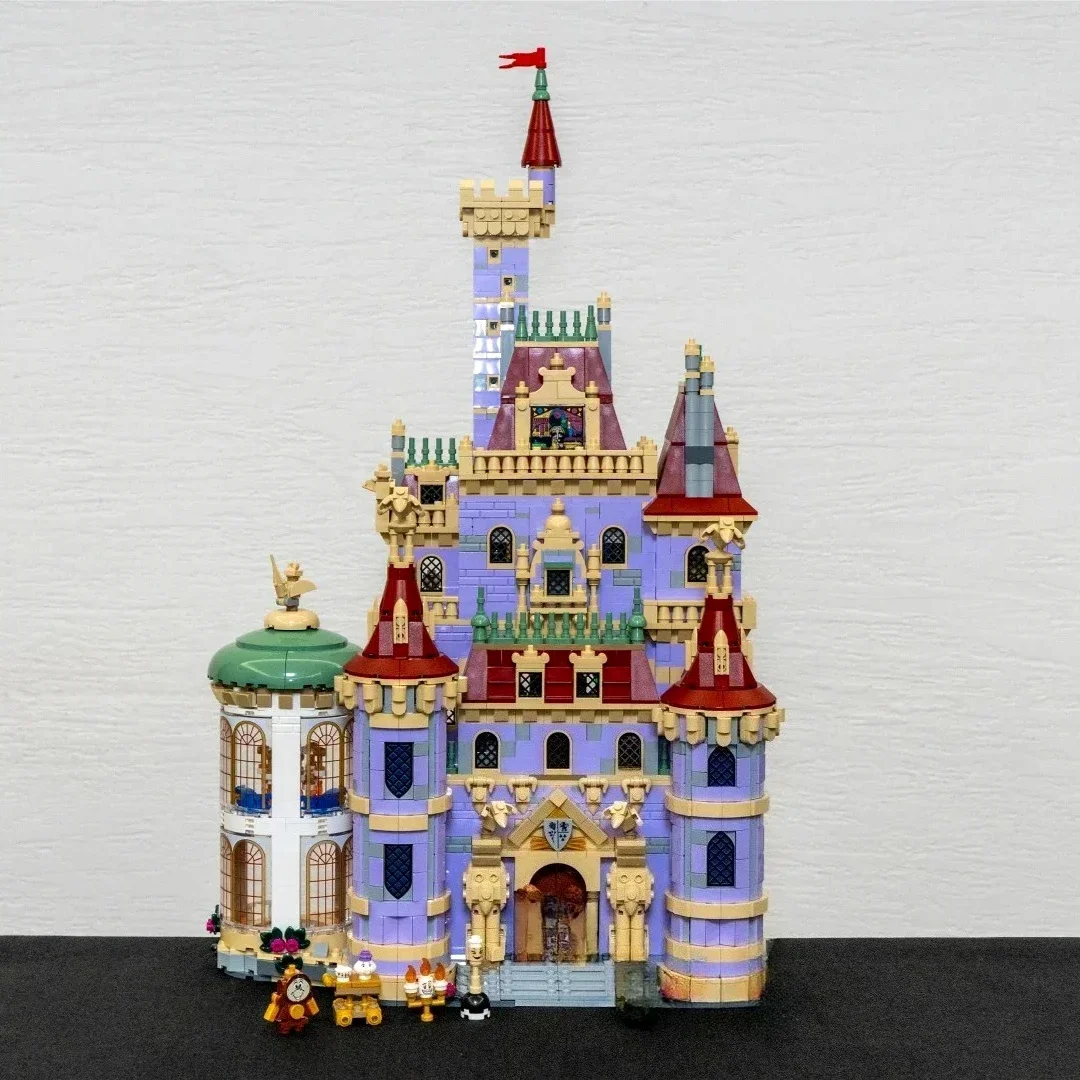 2025 princesa castelo brinquedo romântico 43263 modelo modular para meninas blocos de construção educativos presente aniversário brinquedo decorativo 2916 pçs