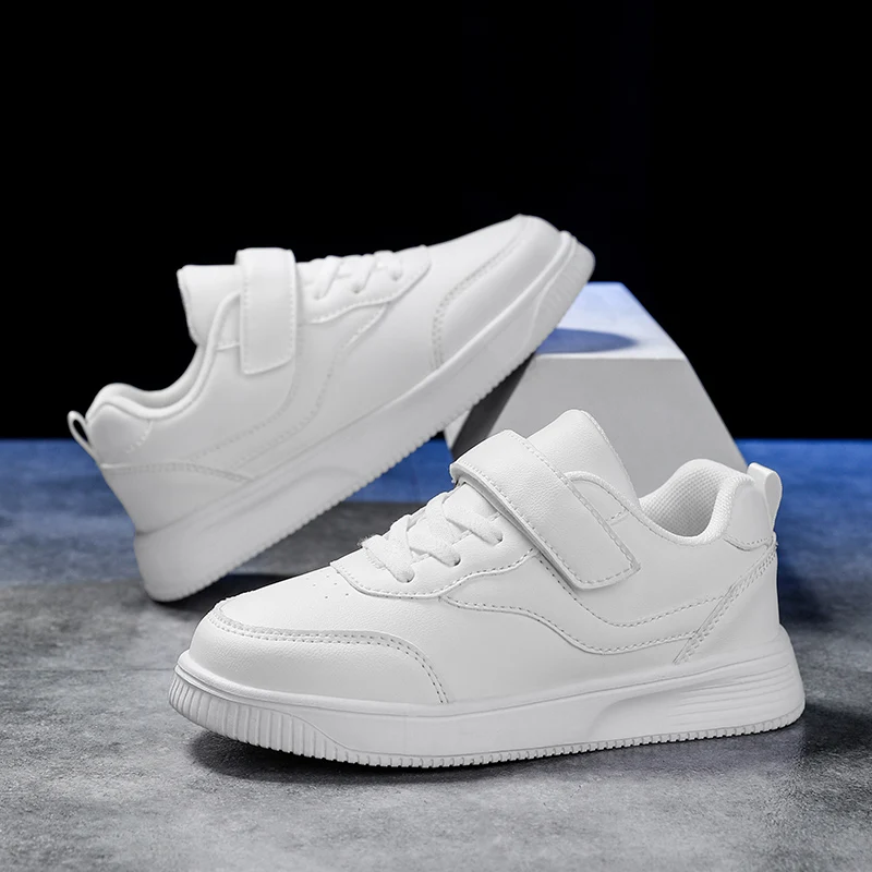 

Summer New Children Casual Shoes Boys Girls White Simple Anti Slip Board Shoes Fashion Soft Campus Anti Slip Sports Shoes