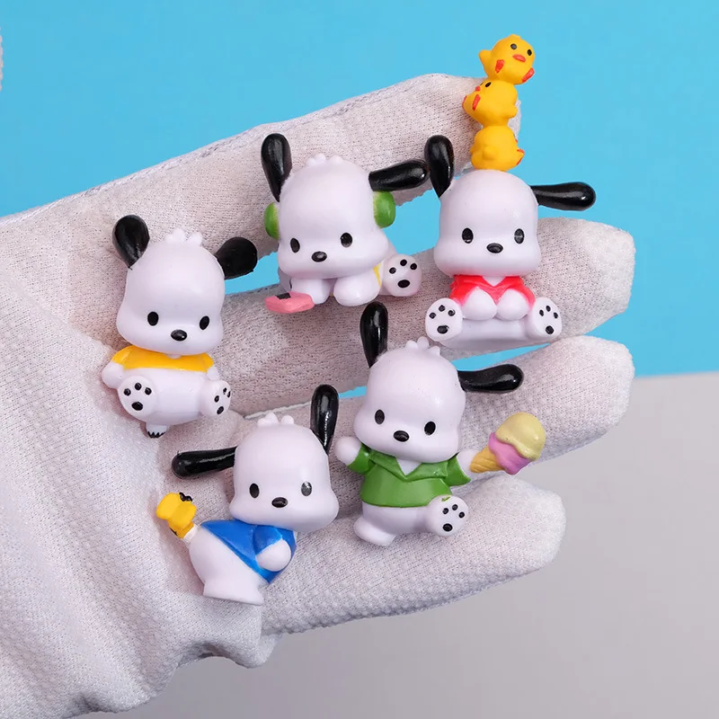 Sanrio oyuncaklar Kawaii Pochacco Hello Kitty melodi Children mi bebekler eylem Anime figürleri PVC Model çocuk oyuncakları çocuklar için doğum günü