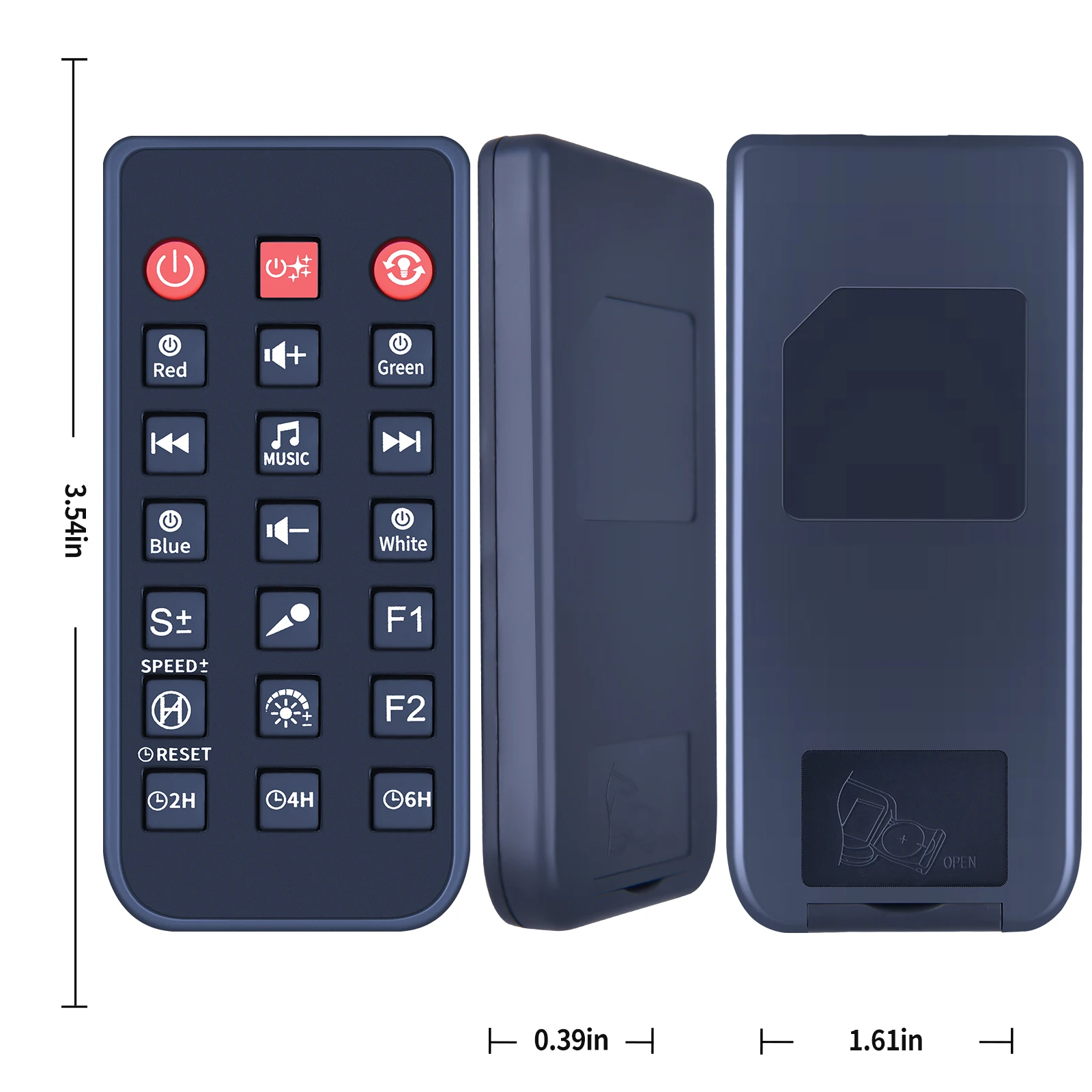 Remote Control Untuk Proyektor Bintang & Lampu Proyektor Galaksi PIKOY 4-IN-1 WH-E14A