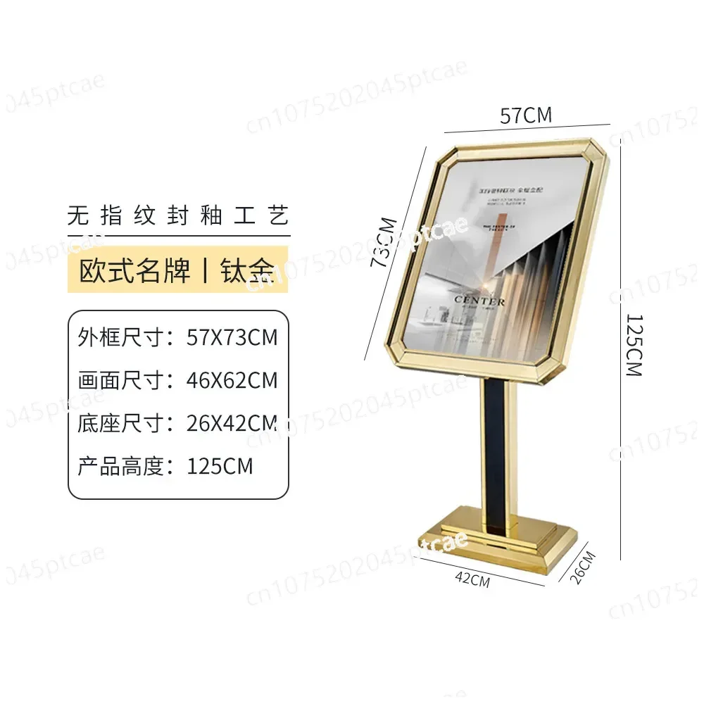 

vegetable board display stands, billboards, water signs Marble hotel lobby signs, stainless steel titanium concierge signs