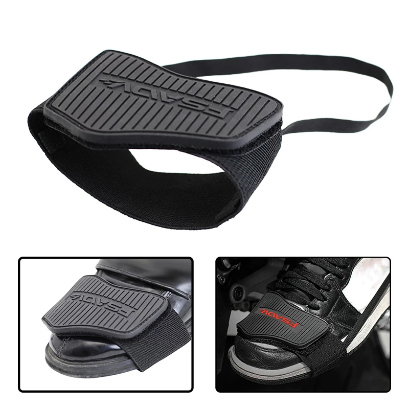 Motorcycle Shoe Cover Guards Motorcycle Gear Shift Pad Adjustable Durable Boot Protector Anti-skid Gear Shifter