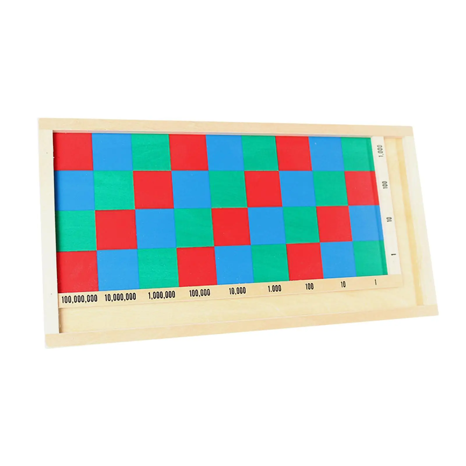 Wooden Mathematics Teaching Aids Arithmetic Display Board for Gifts Toddler