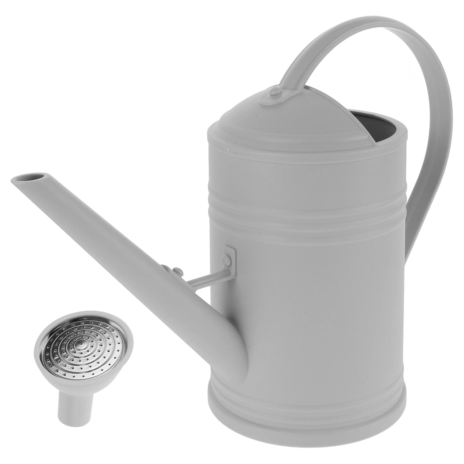 

Garden Watering Can Handheld Sprinkling Pot Large Capacity Durable Plastic White Tall Small Size Plants Flowers