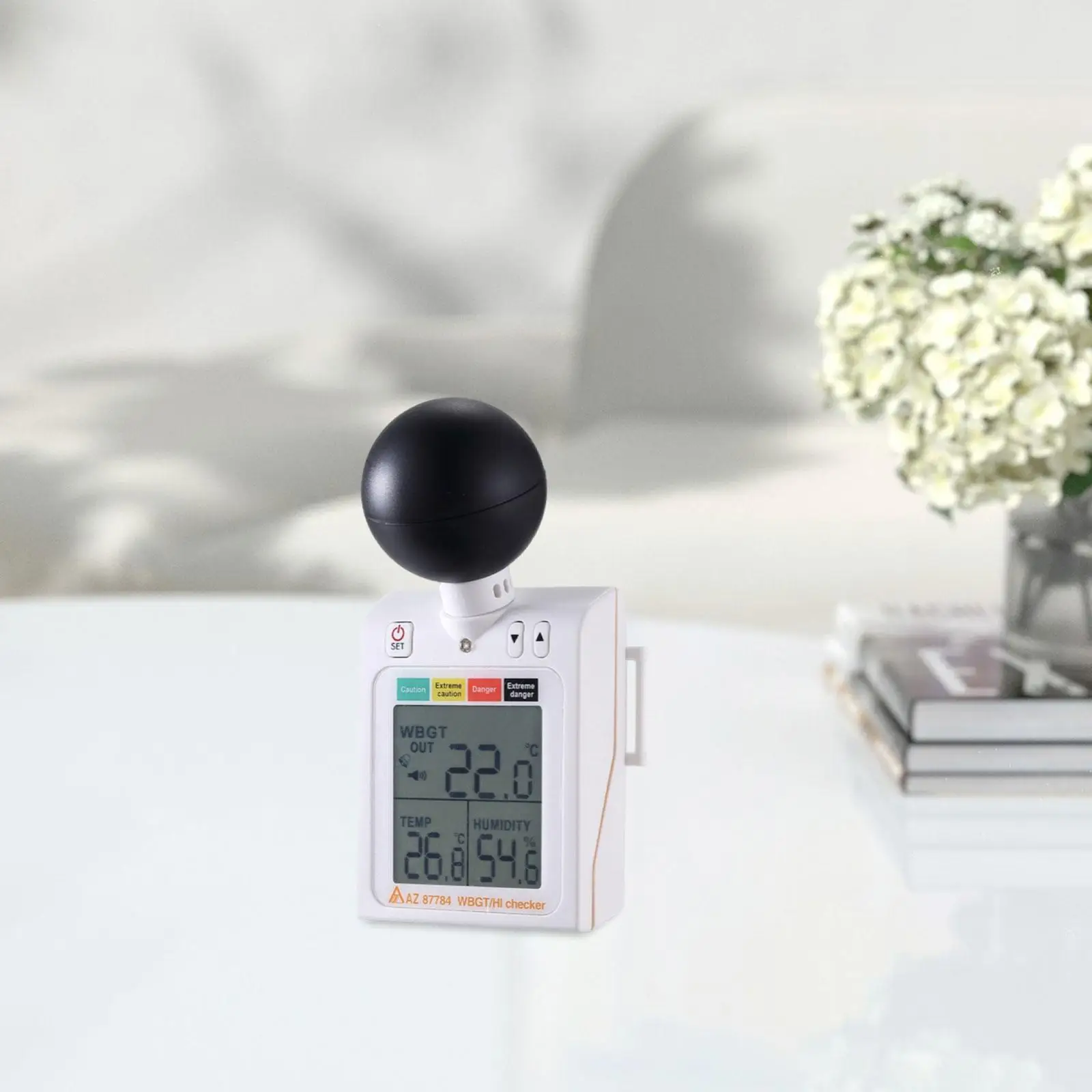 

Измеритель теплового стресса WBGT, цифровой термометр, гигрометр, высокоточный измеритель теплового удара с черным шариком для медсестер на спортивном месте