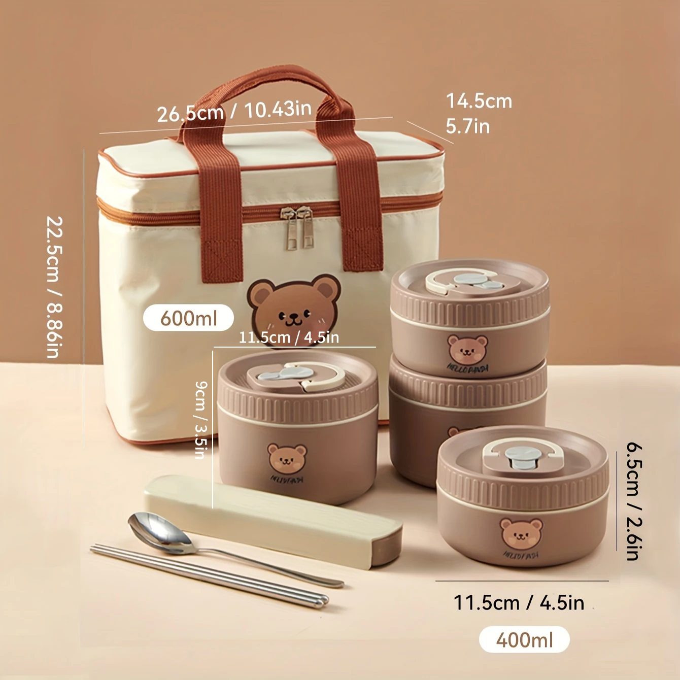 WORTHBUY Draagbare geïsoleerde lunchbox 304 roestvrij staal thermische Bento-doos lekbestendig microgolf veilige salade voedselcontainer doos
