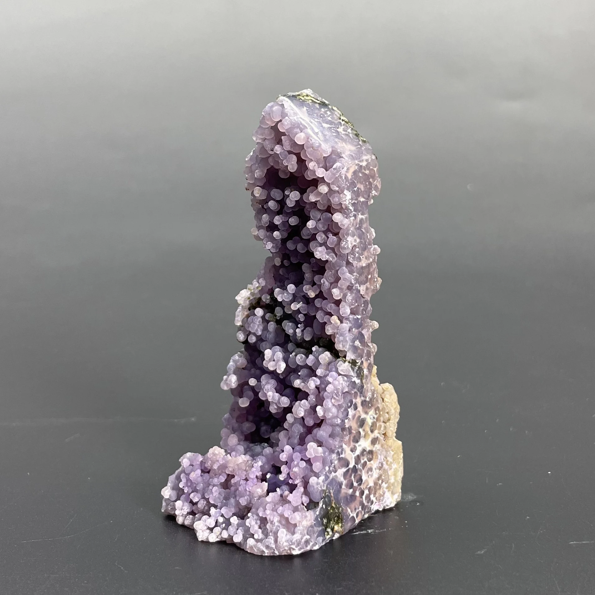 Natural Stone Grape Agate Tower Polished Crystal Wand Point Reiki Healing Gift Room Decor Obelisk