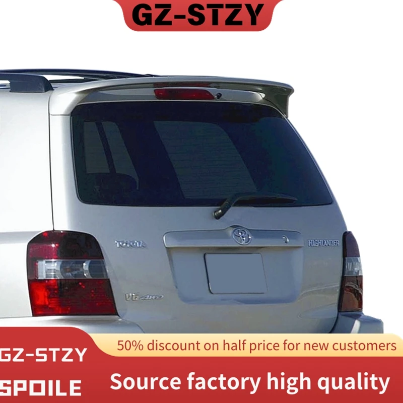 

For Toyota Highlander 1998 1999 2000 2001 2002 2003 High Quality ABS Material Car Rear Trunk Wing Spoiler