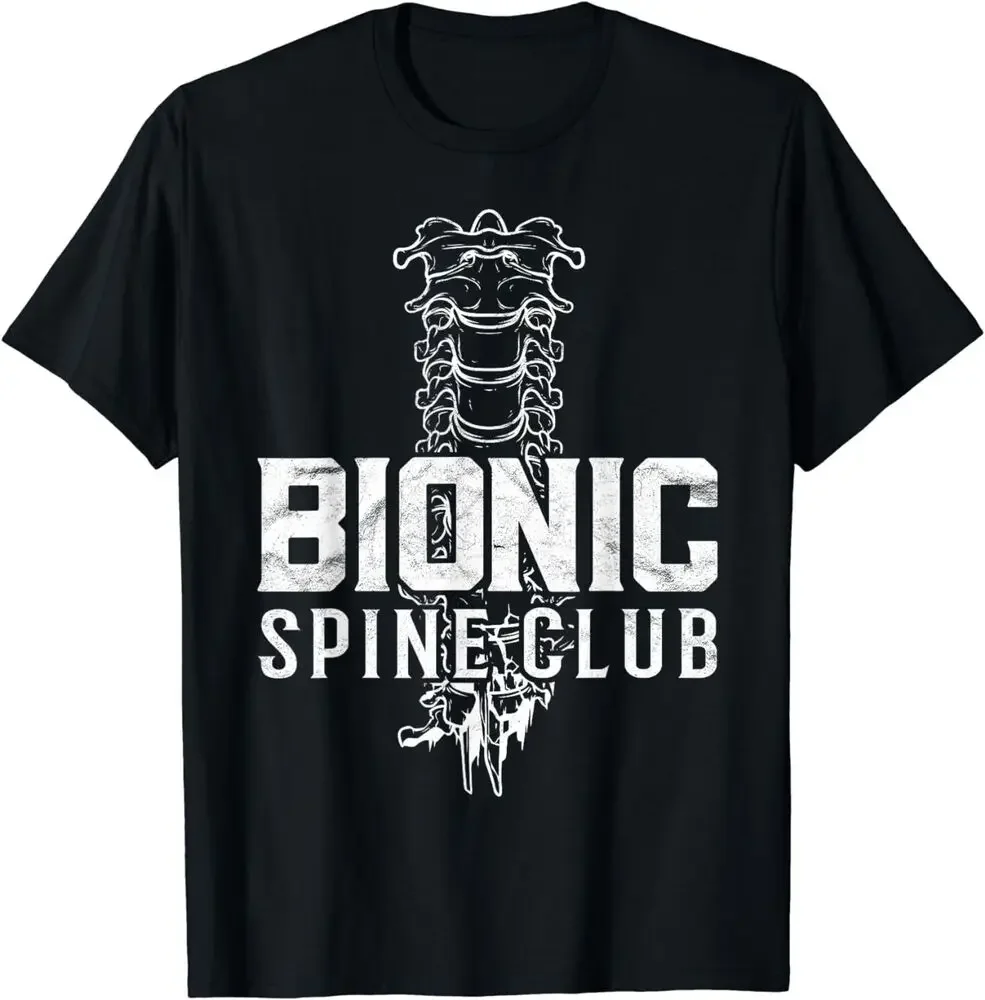 NEW Bionic Spine Surgery Lumbar Spinal Back Recovery Gift T-Shirt High Quality 100%Cotton Short Sleeve