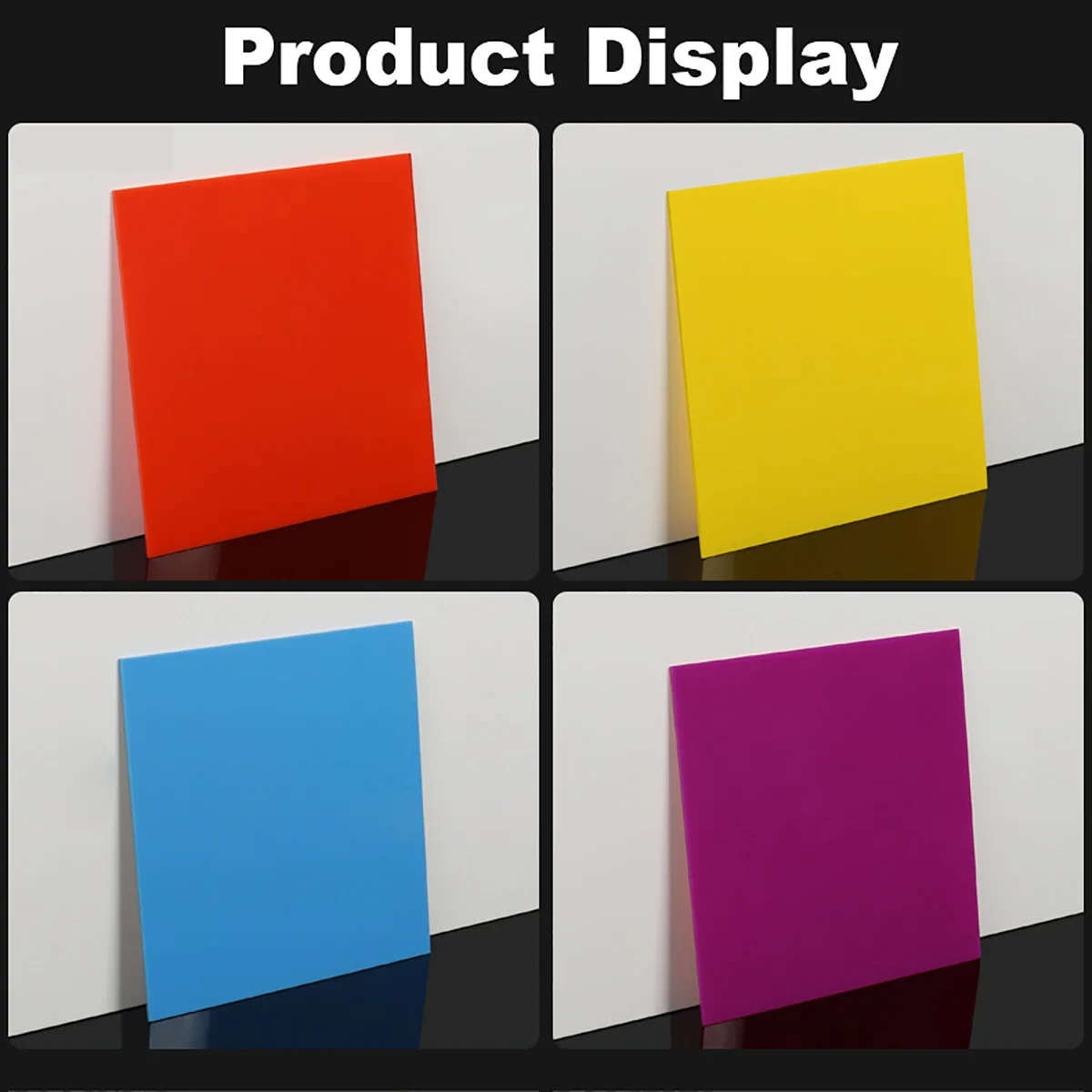 لوح أكريليك ملون لوح بلاستيكي ملون 100x100-300x400 مللي متر سميك 2-5 مللي متر لتقوم بها بنفسك بناء نموذج إطار الصورة الحرفية معالجة #5