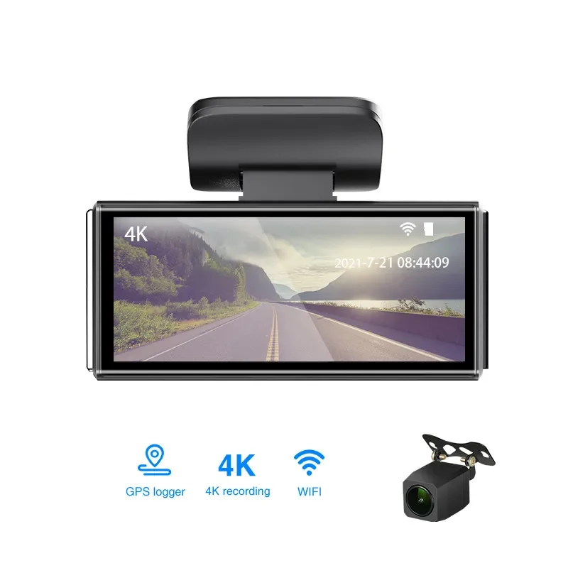 4K mini dash camera WIFI GPS night vision true AHD1080P car video recorder with 256G SD card parking monitor live video check