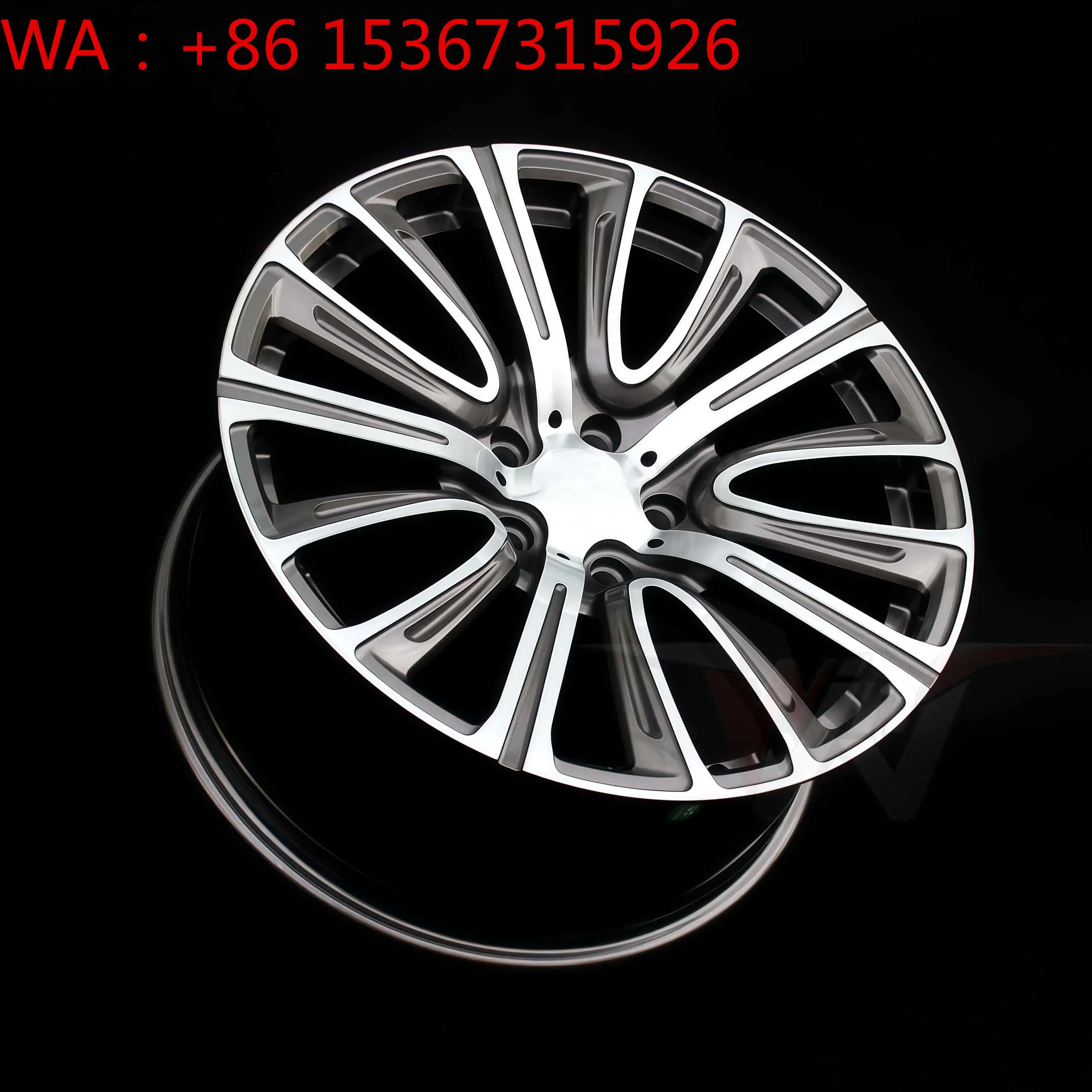 18-22 Inch Glossy Five Spoke Lightweight Forged Aluminum Alloy Wheels Universal Modified Auto Rims