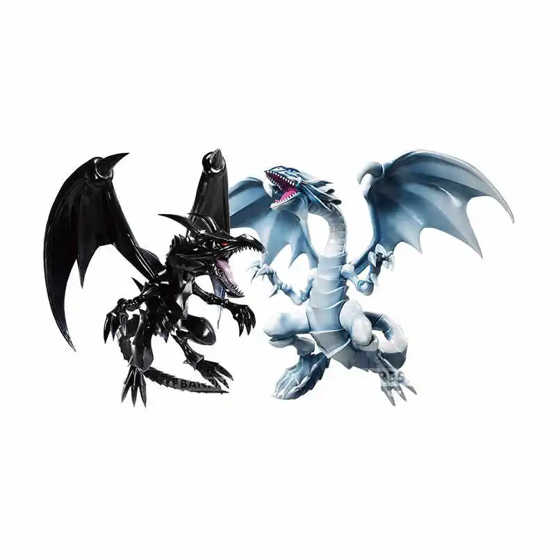 In Stock Original Bandai Banpresto Yu-Gi-Oh! Duel Monsters Bb Blue-Eyes White Dragon Anime Figure Action Red-Eyes Black Toys