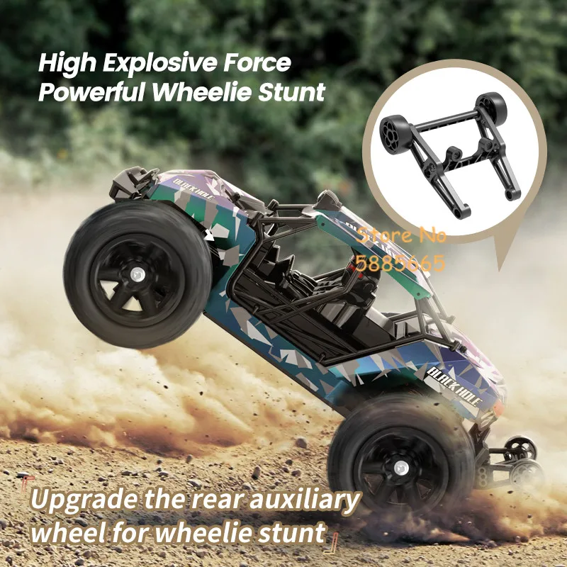 1:14 80KM/H High Speed Brushless Rc Car Truck Toy 2.4G 4WD Waterproof LED Lighting Shock Absorption Off Road Remote Control Car