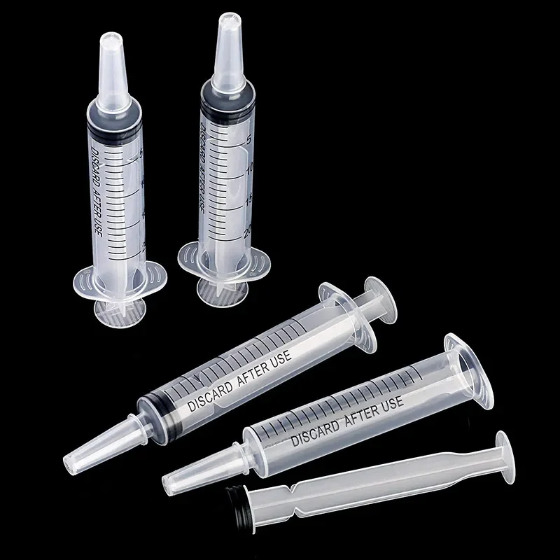 1ml-10ml Syringes Without Needle Syringe Plastic Bulk Needle-Free  Glue Pet Feeding Needle Kitchen Tools Disposable Syringes