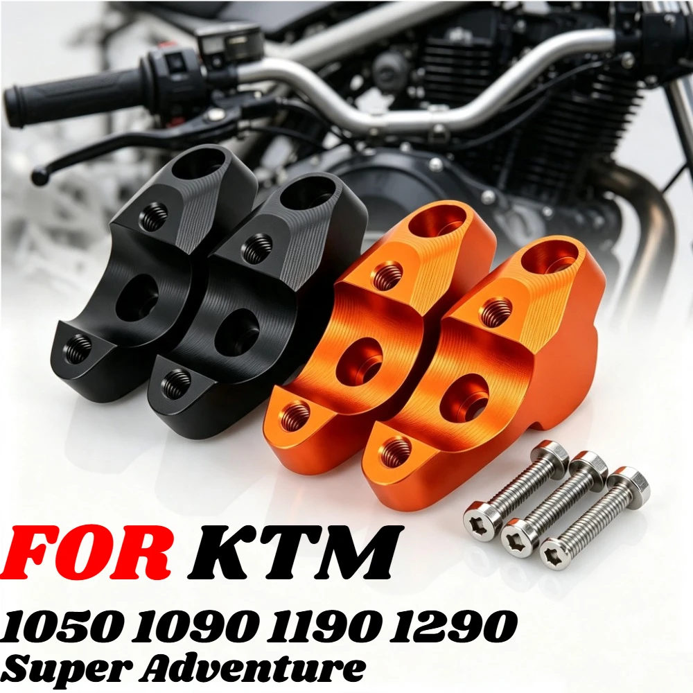 For KTM  Adventure Motorcycle Handlebar Riser Kit Accesorios Para Moto For KTM 1050 1090 1190 1290 Super Adventure Duke R Gt Smc