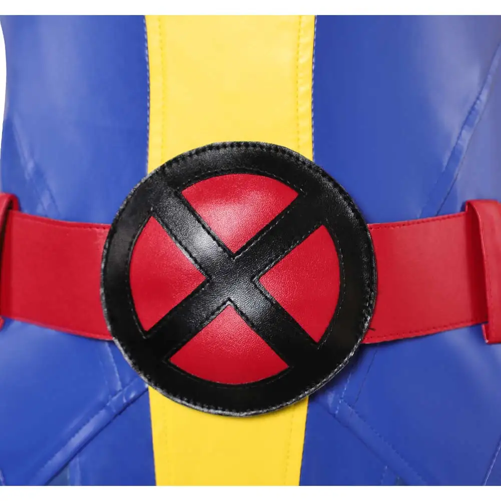 Game Rival Cosplay Magik Retro Suit‌s Yellow Blue Jumpsuit Clothing Party Roleplay Costume Female Outfit Halloween Carnival