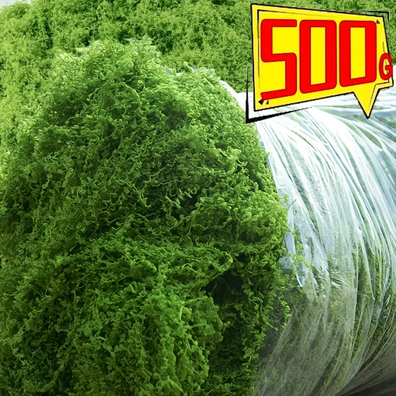 500/30g Eternal Life Moss Artificial Green Plants DIY Crafts Grass Home Room Garden Decoration Mini Landscape Fake Grass Gifts