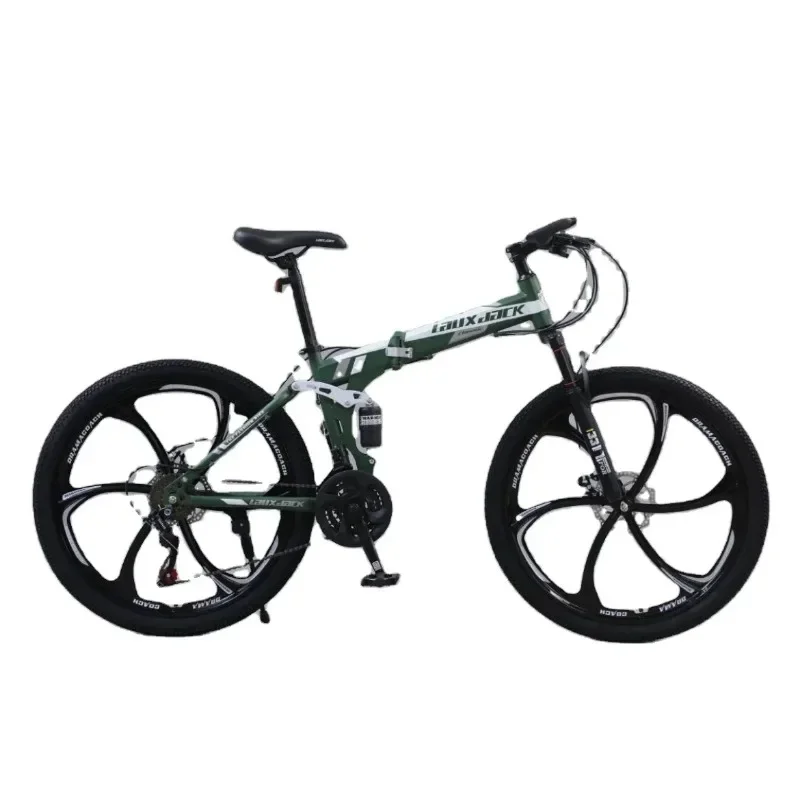 20 Inch Folding Bike 21/24/27 Speed Damping High-carbon Steel Mountain Bike Men And Women Students Bicycles