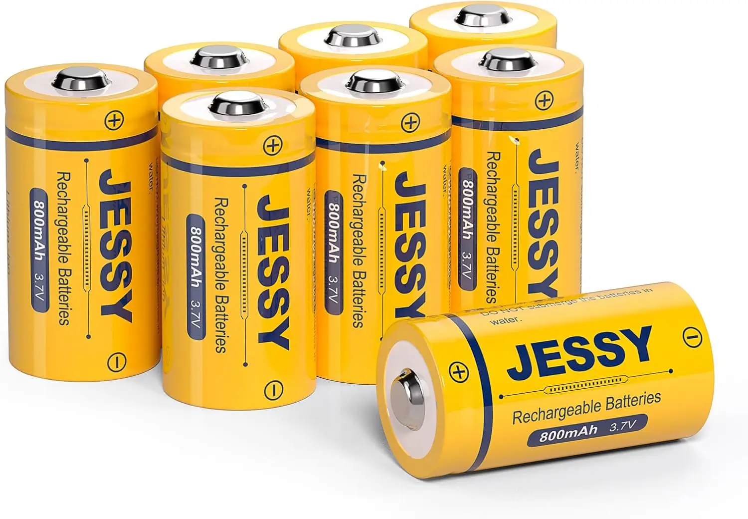 

CR123A Rechargeable Batteries 3.7V for Arlo Cameras & Flashlights (8 Pack)