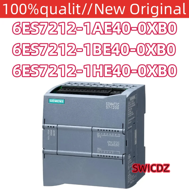 100% New SIMATIC-S7-1200 CPU, 1212C, 1212FC, 6ES7212-1AE40-0XB0, 1BE40, 1HE40, 1AF40, 1HF40, 6ES72121AE400XB0, 6ES72121HE400XB0