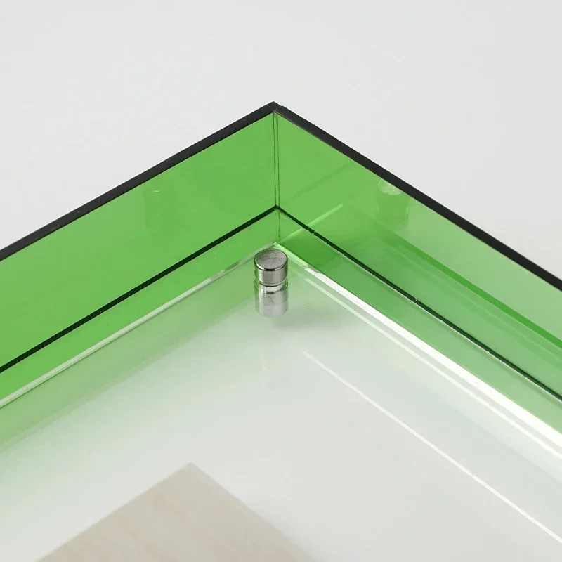 Ins Style Acrylic Photo Frame Colorful Picture Frame Without Photos Transparent Table Wall Decoration Hall Bedroom