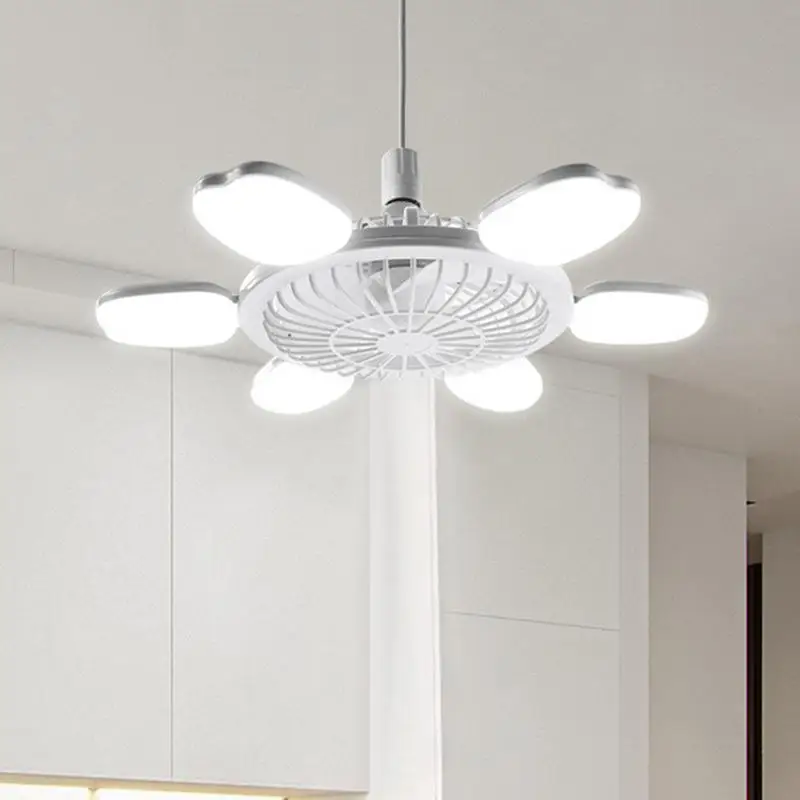Screw In Light Bulb Fan Dimmable Lighting Fans With Remote Multifunctional Kitchen Lighting Fixtures Cooling Supplies For Living