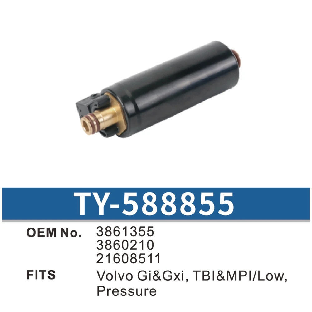 Low pressure electric fuel pump assembly 3861355 3860210 21608511 suitable for Volvo Penta 4.3 5.0 5.7 8.1 GXI OSI OSXi