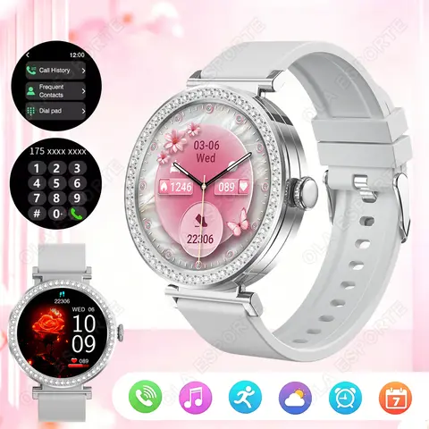 Zircon Ladies' Smart Watch 2026 New Wireless Call/Dial Multi-Sport Mode Information Reminder Smartwatch For Men And Women HW12